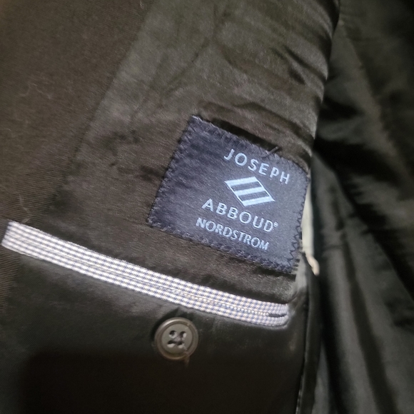 Joseph abboud black men's wool blazer - Picture 3 of 5